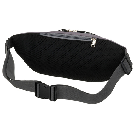 Praktische Sporttasche aus Polyester in Dunkelgrau, mit Reißverschluss – Peterson