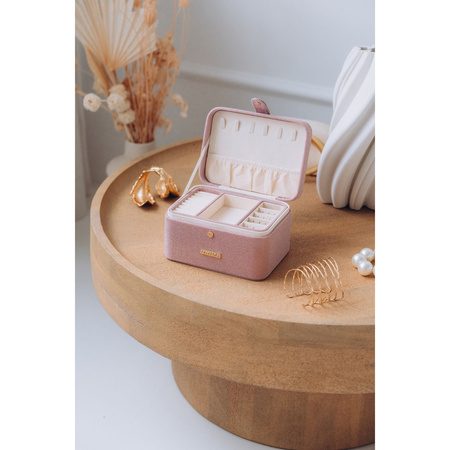 Rosa Schmuckschatulle mit Magnetverschluss – Peterson