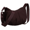 Bordeauxfarbene Damen-Handtasche aus Polyester mit Reißverschluss, zweifächrig – Peterson