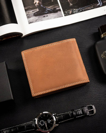 Große Herren Geldbörse aus echtem Leder – Always Wild