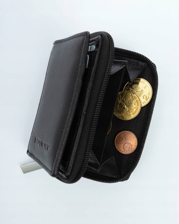 Damen Geldbörse hochformat aus echtem Leder – Rovicky