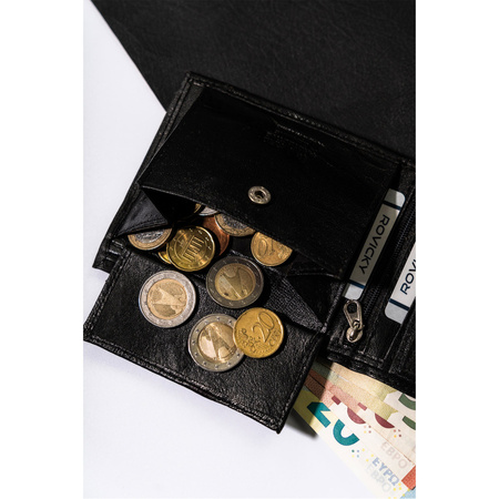 Herren Geldbörse horizontal aus echtem Leder – Cavaldi