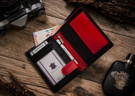 Große Herren Geldbörse aus echtem Leder – Rovicky