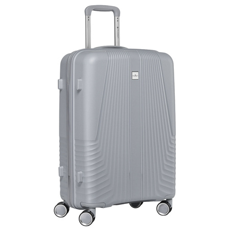 Peterson Koffer-Set aus ABS-Kunststoff in Grau