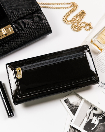 Klassische Damen Geldbörse mit großem Kartenfach – Rovicky