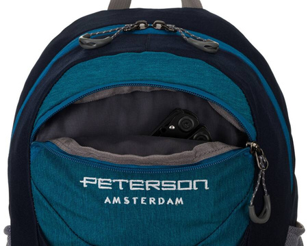 Leichter Wanderrucksack mit Reißverschlusstaschen – Peterson