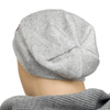 Graue Damen Beanie Mütze aus Strick – Peterson