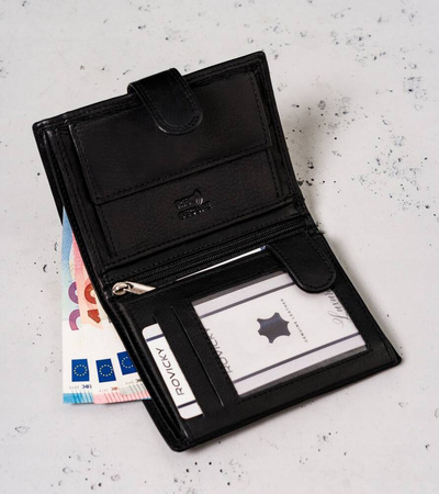 Große Herren Geldbörse aus Nubukleder in vertikaler Ausführung – Always Wild