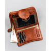 Rustikale Leder Geldbörse mit RFID-Schutz – Peterson