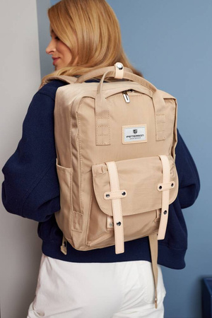 Großer, urbaner Damen Rucksack aus Polyester – Peterson