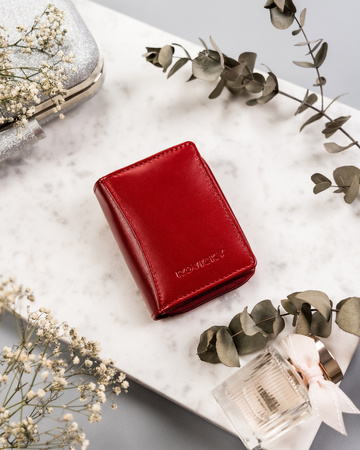Kompakte Damen Geldbörse aus Leder – Rovicky