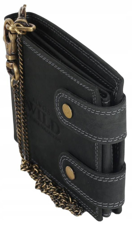 Große Herren Geldbörse aus Leder mit RFID-Schutz – Always Wild