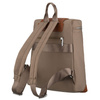 Städtischer Damen-Rucksack aus Polyester in Beige-Braun – Peterson