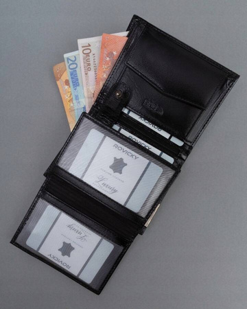 Große Herren Geldbörse aus Leder mit RFID-Schutz – Ronaldo