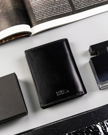 Große Herren Geldbörse aus Leder ohne Verschluss – Peterson