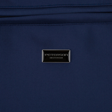 Damen-Shopper in Marineblau, einteilig und mit Reißverschluss – Peterson