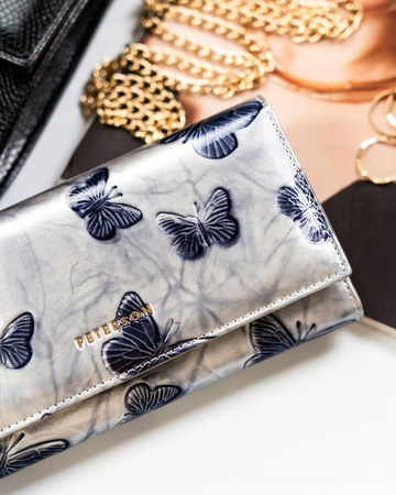 Große Damen Geldbörse aus echtem Leder – Peterson