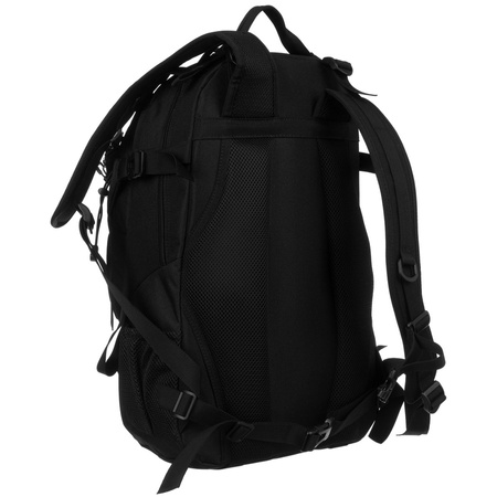 Schwarzer, militärischer Rucksack mit Kompressionsriemen – Peterson