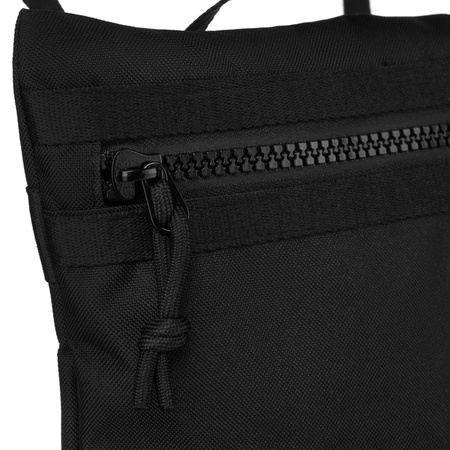 Geräumiger Rucksack-Beutel aus synthetischem Material in Schwarz – Rovicky