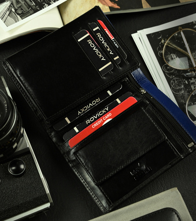 Herren Geldbörse aus Leder mit RFID-Schutz – Ronaldo