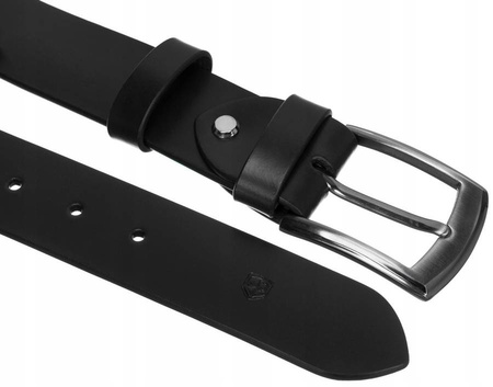 Herren Gürtel aus Leder mit klassischer Schnalle – Peterson