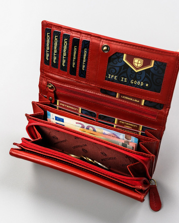 Damen Geldbörse aus Leder für Karten – Peterson