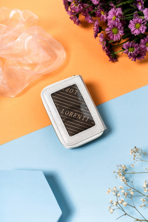 Kleine Damen Geldbörse aus Leder – Lorenti