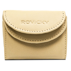 Damen Geldbörse für Münzen und Scheine aus Echtleder – Rovicky