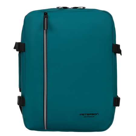 Türkiser Reiserucksack mit verstellbaren Schulterriemen – Peterson