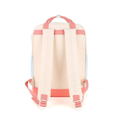 Mehrfarbiger City-Rucksack für Damen mit Reißverschluss – Himawari