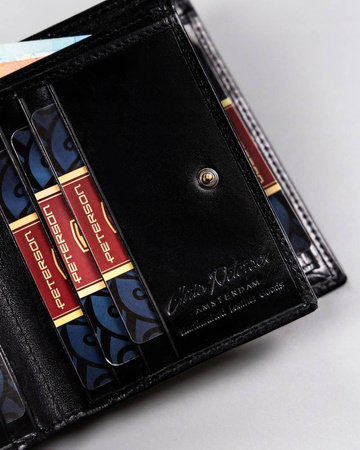 Elegante, große Herren Geldbörse aus echtem Leder – Peterson