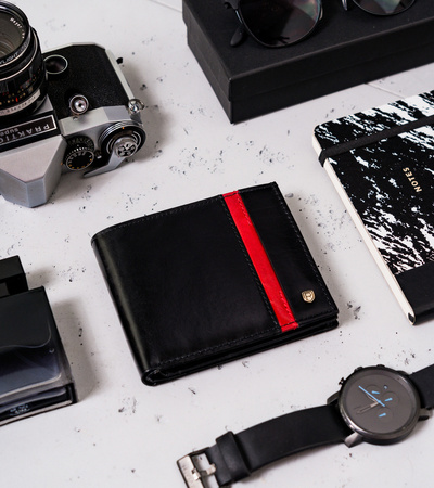 Herren Geldbörse mit Kartenfächern und RFID Protect – Rovicky