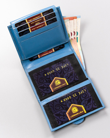 Mittlere Damen Geldbörse aus Leder – Peterson