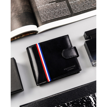 Große Herren Geldbörse mit Druckknopf – Peterson