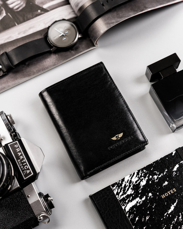 Herren-Geldbörse aus Leder für Karten – Peterson