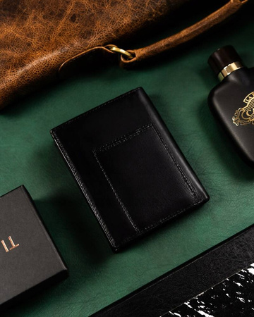 Geschenkset: Herren Geldbörse aus Leder und Schlüsselanhänger – Peterson