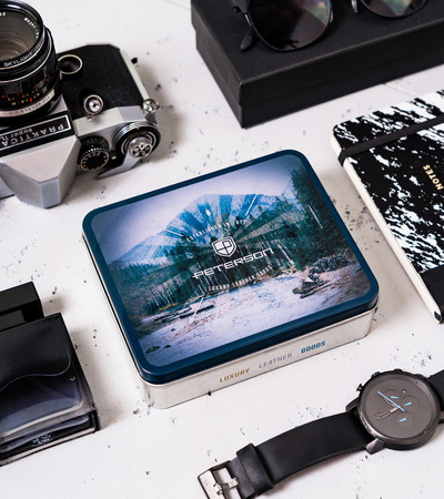 Kompakte Herren Geldbörse für Karten mit RFID Protect – Peterson