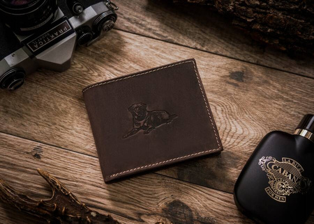 Große Herren Geldbörse aus Leder – Always Wild