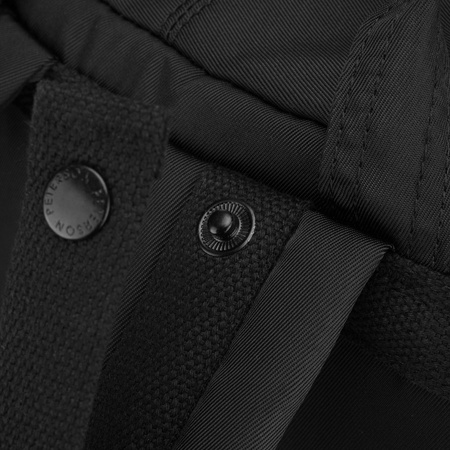 Großer Damen-Rucksack aus Polyester und Öko-Leder, mit Reißverschluss - Peterson