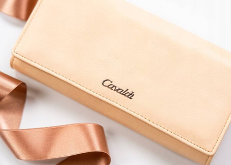 Große Damen Geldbörse Querformat aus Öko-Leder – 4U Cavaldi