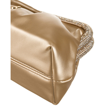 Goldene Damen Clutch aus Öko-Leder – Rovicky