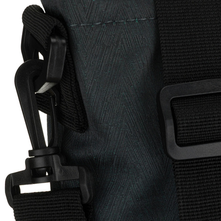 Graue Damen-Shopper-Tasche mit Reißverschluss und Außentasche – Rovicky