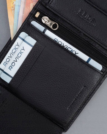 Herren Geldbörse aus Leder mit RFID-Schutz – 4U Cavaldi