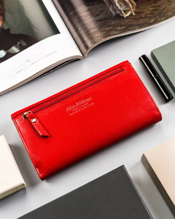 Elegante, große Damen Geldbörse aus echtem Leder – Peterson