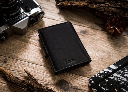 Herren Geldbörse aus Leder mit Verschluss – Peterson