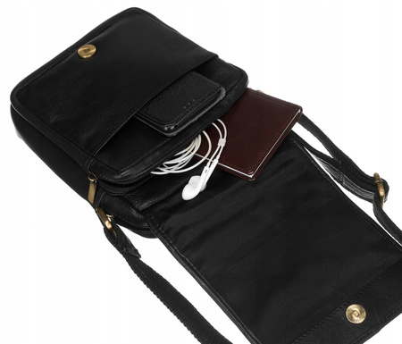 Herren Umhängetasche aus Leder – Peterson