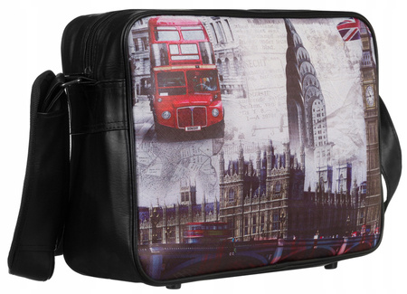 Geräumige, jugendliche Umhängetasche mit breitem Gurt – Loren