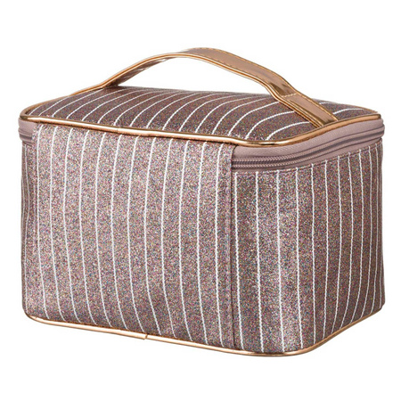 Rechteckige Kosmetiktasche mit Organizer für Reisen – Peterson