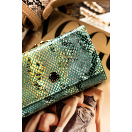 Damen Geldbörse für Karten und Münzen mit modischem Muster – Peterson