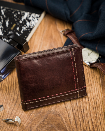 Herren Geldbörse aus Leder Always Wild® für Karten